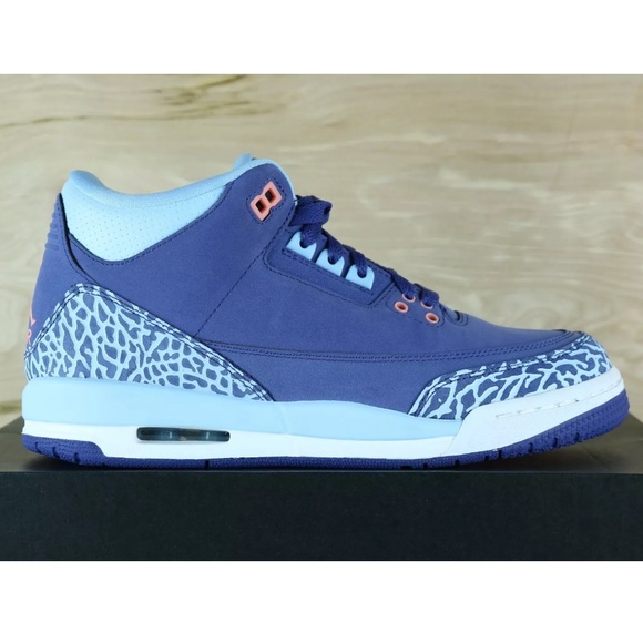 Nike Jordan Retro 3 "Dark Purple Dust" Shoe GG - Picture 3 of 8